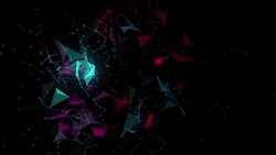 4k Plexus connected lines Technology connections Stock Footage