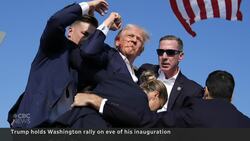 Trump holds Washington rally on the eve of his inauguration News Clip