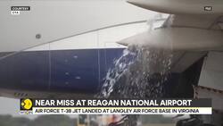 Delta flight has near miss with military jet at DCA airport News Clip