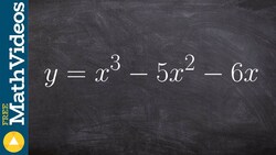 How to Find the Zeros of a Cubic Trinomial by Factoring Instructional Video