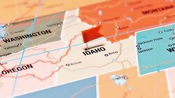 Idaho from USA States Stock Footage