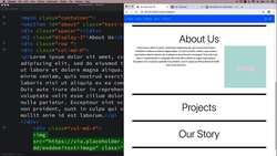 Modern Web Design with HTML5, CSS3, and JavaScript - Creating a Responsive Website Using Bootstrap Cards Instructional Video