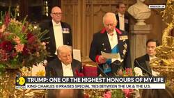 U.S. President at Windsor dinner | King Charles hails Trump's commitment to peace News Clip
