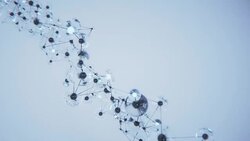 4K Abstract Molecular Network. Stock Footage