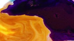 Abstract Colorful Mixing Oil And Paint Blasting Background Texture Stock Footage