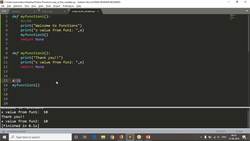 Complete Python Scripting for Automation - Calling a function from another function and Scope of the variables Instructional Video