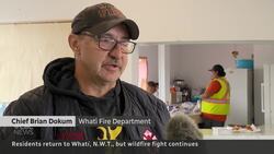 Some N.W.T. evacuees return but fires threaten other communities News Clip