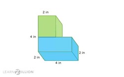 Finding Volume of Composite Figures: Additive Property of Volume Instructional Video