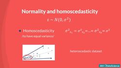 Statistics for Data Science and Business Analysis - A3. Normality and Homoscedasticity Instructional Video