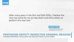 Pentagon Deputy Inspector General General Glenn Fine Resigns News Clip