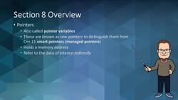 C++ Developer - Section Overview - Pointers Instructional Video
