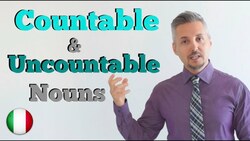 Inglese per Italiani: Countable and Uncountable nouns (Sostantivi Contabili e non-contabili) Instructional Video