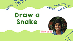 Snake Drawing Guide Instructional Video