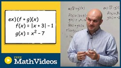 Add an absolute value function and quadratic to find the domain Instructional Video
