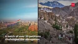 Supreme Court to examine Article 370 Abrogation of the constitution from Jammu and Kashmir News Clip