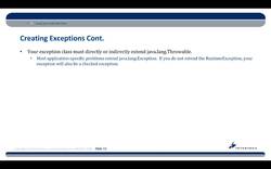 Complete Java SE 8 Developer Bootcamp - Creating Exceptions Instructional Video