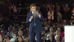 CLEAN : French elections: Emmanuel Macron defends his European project News Clip