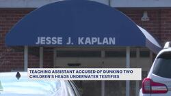 Rockland teaching assistant who dunked special needs students in pool testifies in her own defense News Clip