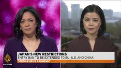 Japan extends travel restrictions as coronavirus cases surge News Clip
