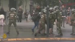 Chile protesters call on the gov't to release political prisoners News Clip