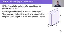 Evaluating expressions with and without changing the subject Instructional Video