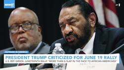 Lawmakers Criticize President Trump For Holding Rally On Juneteenth News Clip