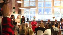 Stacey Abrams speaks about voter suppression News Clip