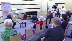 CLEAN : SHORT PROFILE: Austrian composer and conductor Friedrich Cerha News Clip