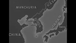 Map of divided Korea News Clip