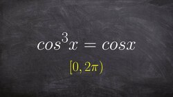 Learn how to solve trigonometric equation with cosine on both sides Instructional Video