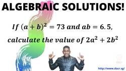 Review Expansion and Algebraic Techniques Together! Instructional Video