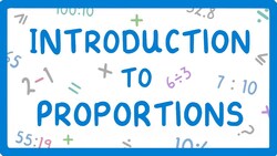 What are Proportions? How to Convert Between Fractions, Decimals and Percentages (Proportions 1) #13 Instructional Video