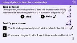 Generalised algebraic statements Instructional Video