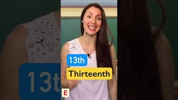 Ordinal Numbers 11 to 20 #shorts Instructional Video