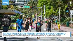 Miami Police Crack Down on Spring Breakers, Issue State Of Emergency News Clip