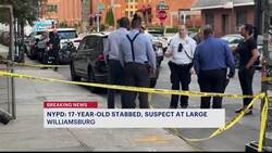 NYPD: 17-year-old stabbed, suspect at large News Clip