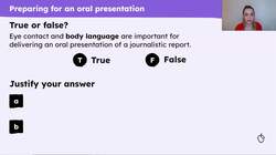 Presenting a journalistic report on 'Little Red Riding Hood' Instructional Video