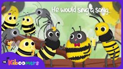 The Bee's Party Song | Bee Song for Kids | The Kiboomers | Nursery Rhymes | Baby Songs | Bees Instructional Video