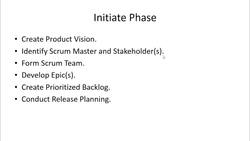 Agile Scrum Master Certification Exam Prep (CSM) - Initiate Phase Instructional Video