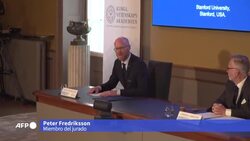 VOICED : Dos estadounidenses ganan el Nobel de Economía por su búsqueda de la subasta perfecta News Clip