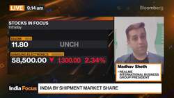 Realme's Sheth on India's Smartphone Market Opportunities News Clip