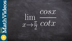 Evaluate limits with cosine and cotangent Instructional Video