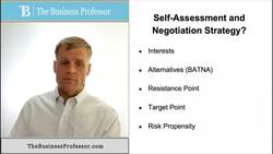 Self Assessment and Negotiation Strategy Instructional Video