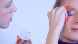 How to Paint a Rainbow with Face Paint Instructional Video
