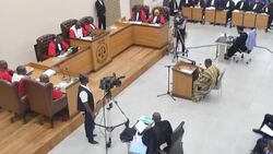 CLEAN : Guinea ex-dictator denies responsibility at 2009 massacre trial News Clip