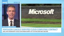 Pentagon Cancels JEDI Cloud Contract With Microsoft News Clip