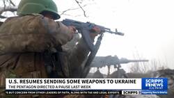 US resumes sending some weapons to Ukraine News Clip