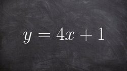 Learn how to graph an equation in slope intercept form Instructional Video