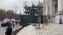 CLEAN : Work begins on removing New York's flashpoint Teddy Roosevelt statue News Clip