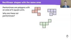 Explain how to make different shapes with the same area Instructional Video